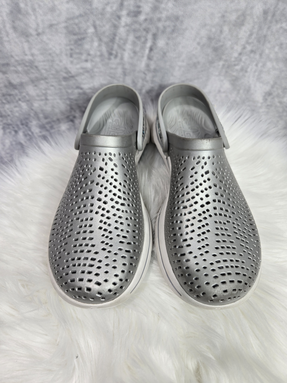 Skechers Foamies GOwalk 5 - Elegance clog in silver